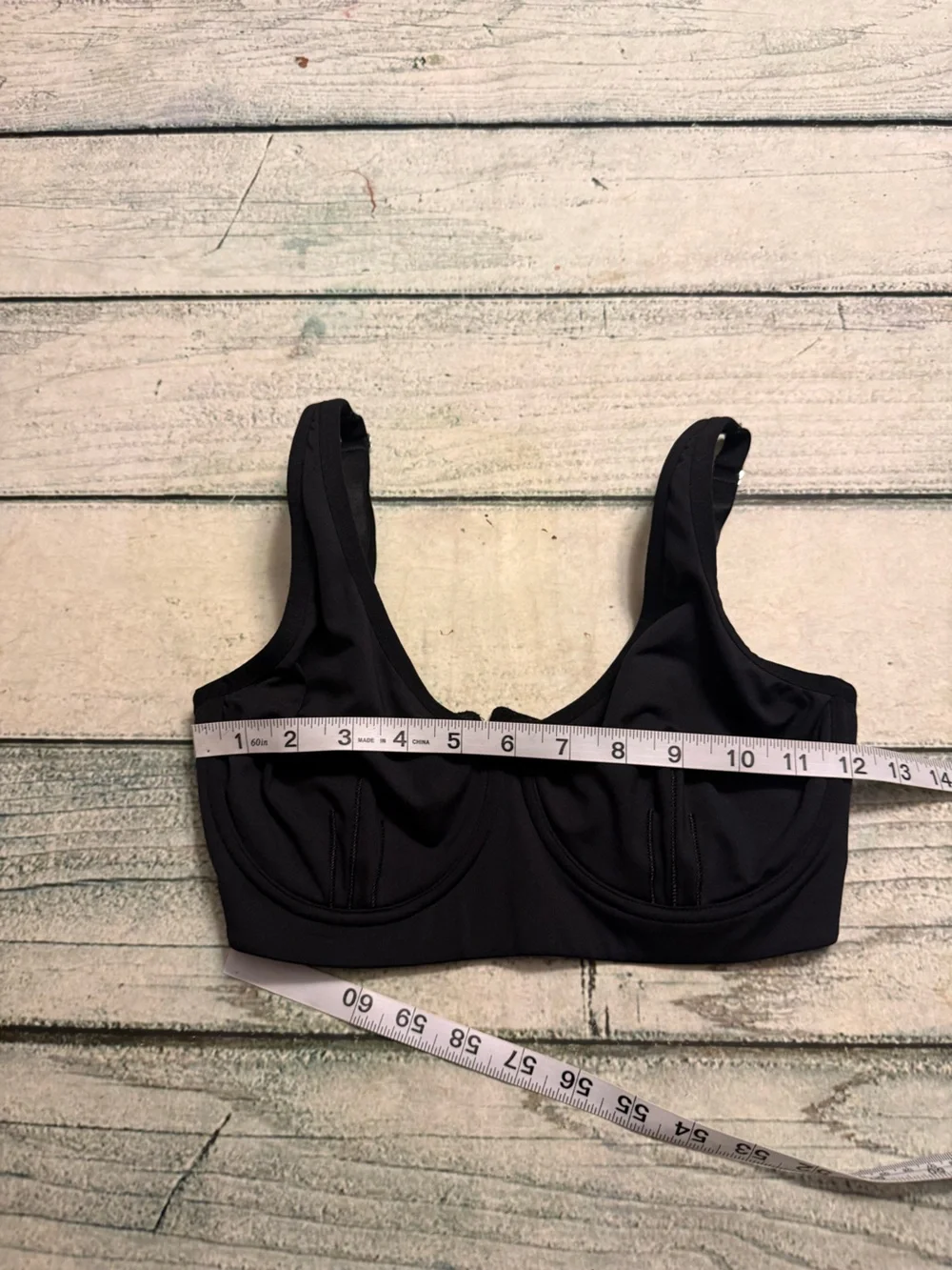 Natori black underwire no padding bra. FLAW 34D